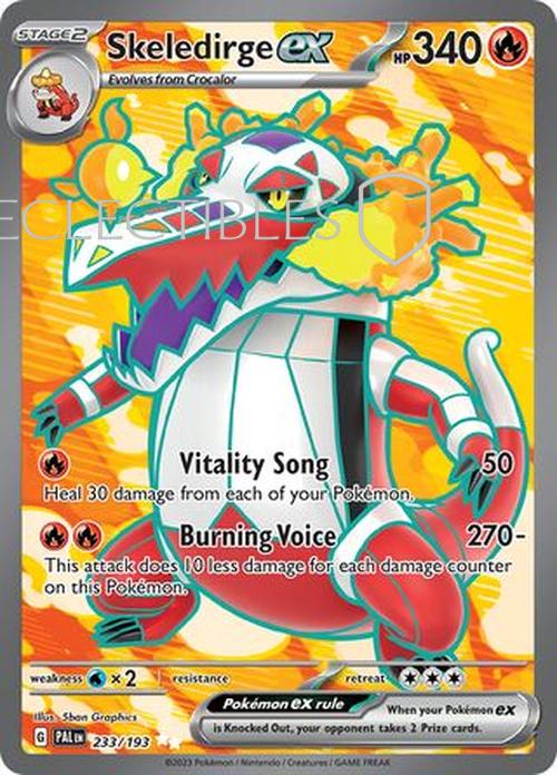 Pokemon Paldea Evolved 233/193 Skeledirge ex
