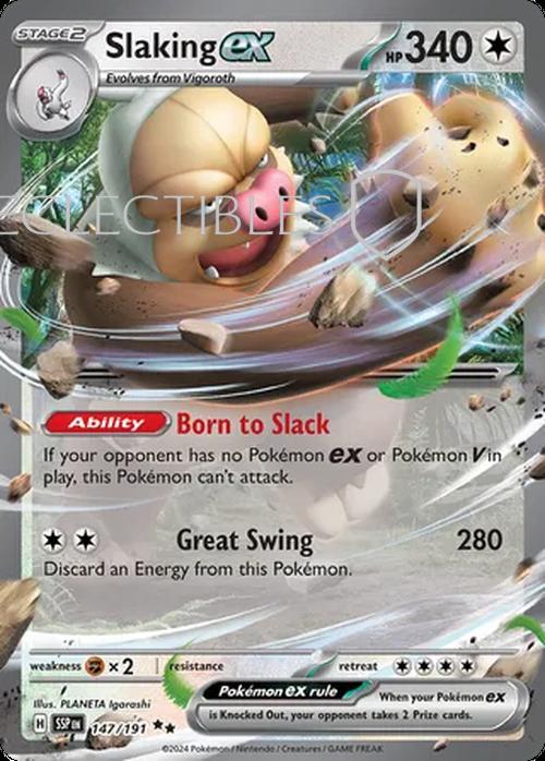 Pokemon Surging Sparks 147/191 Slaking ex