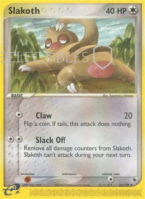 Pokemon EX Ruby & Sapphire 045/109 Slakoth