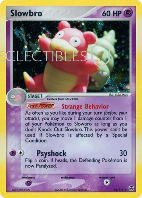 Pokemon EX FireRed & LeafGreen 014/112 Slowbro Reverse Holo