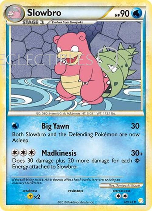 Pokemon HeartGold & SoulSilver 052/123 Slowbro