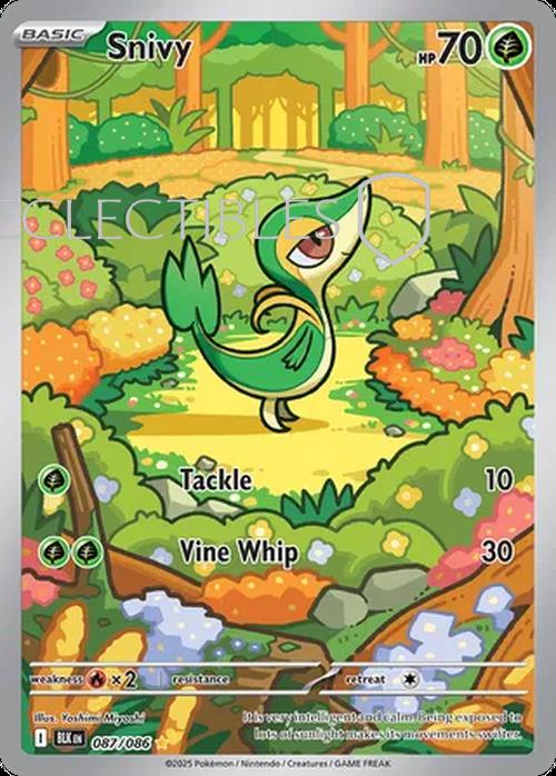 Pokemon Black Bolt 087/086 Snivy