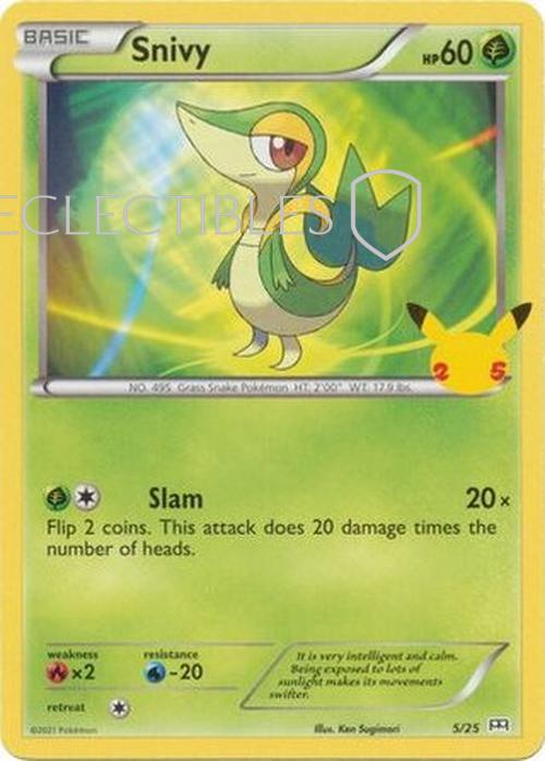 Pokemon McDonalds Collection 2021 005/25 Snivy Holo