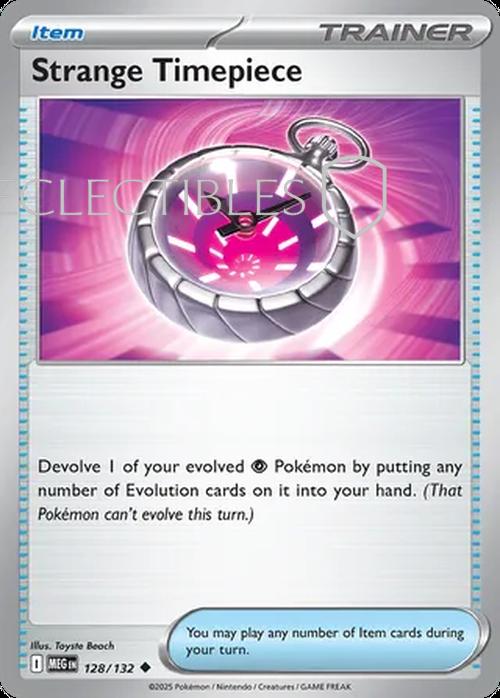 Pokemon Mega Evolutions 128/132 Strange Timepiece Reverse Holo