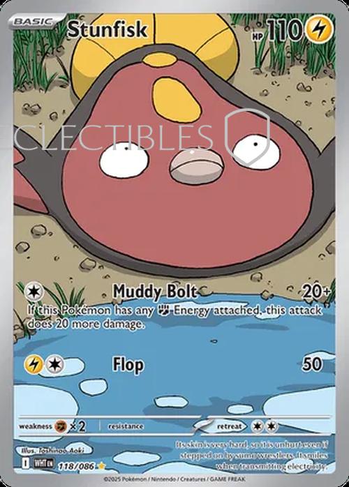 Pokemon White Flare 118/086 Stunfisk