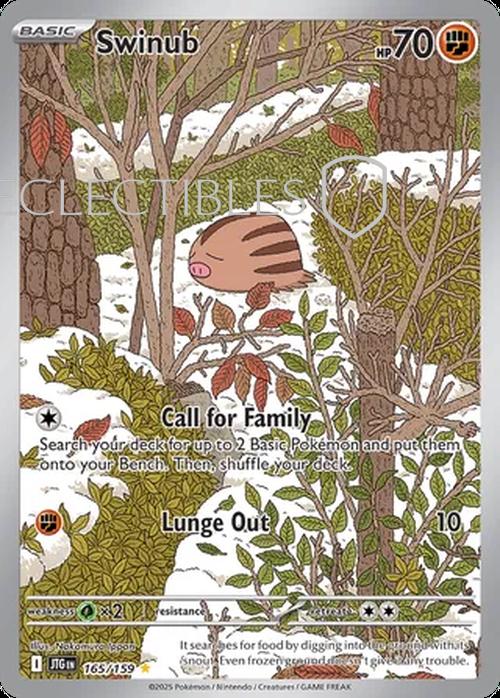 Pokemon Journey Together 165/159 Swinub