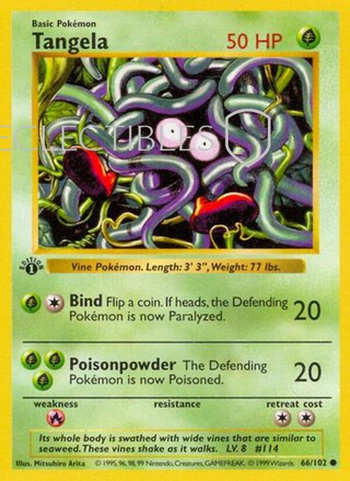 Pokemon Base Set 066/102 Tangela