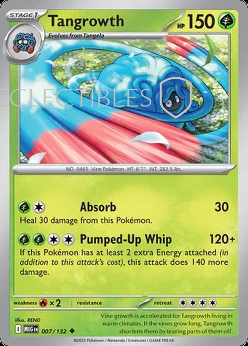 Pokemon Mega Evolutions 007/132 Tangrowth Reverse Holo
