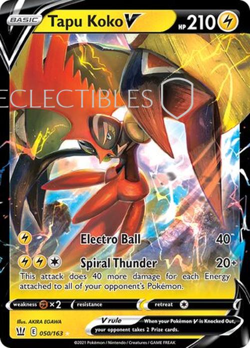 Pokemon Battle Styles 050/163 Tapu Koko V