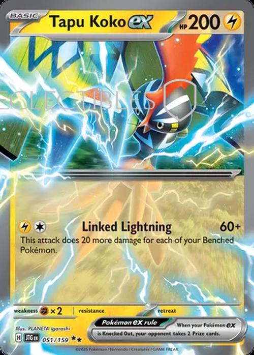 Pokemon Journey Together 051/159 Tapu Koko ex