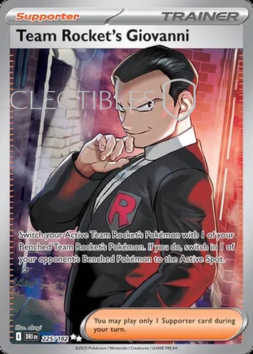 Pokemon Destined Rivals 225/182 Team Rockets Giovanni
