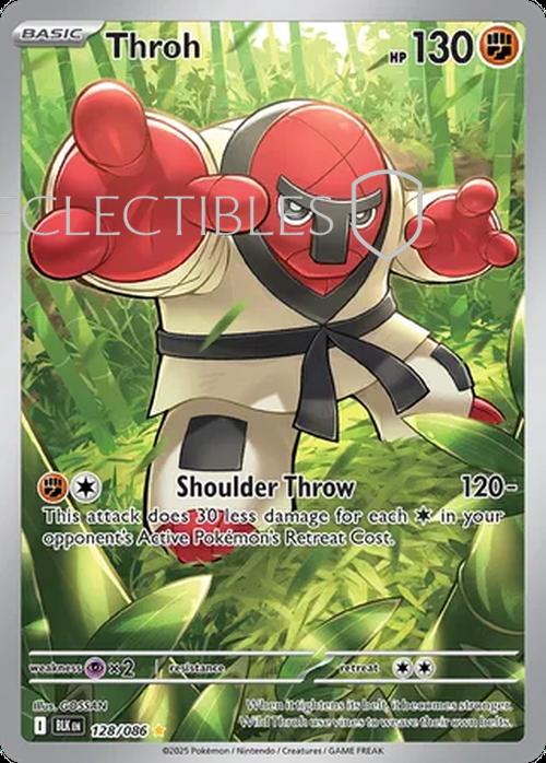 Pokemon Black Bolt 128/086 Throh