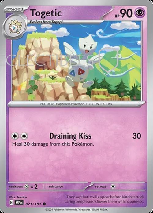 Pokemon Surging Sparks 071/191 Togetic Reverse Holo