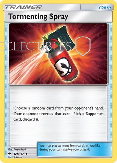 Pokemon Burning Shadows 125/147 Tormenting Spray Reverse Holo