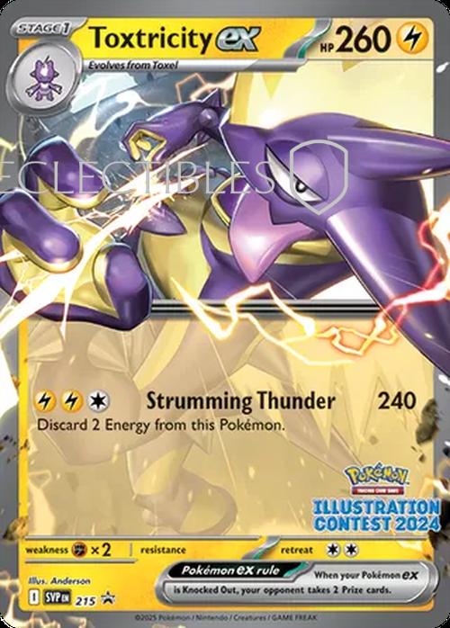 Pokemon SV Black Star Promos SV 215 Toxtricity ex
