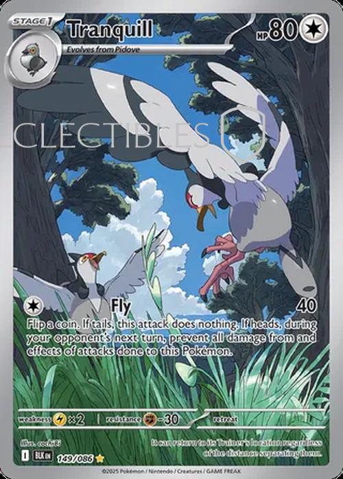 Pokemon Black Bolt 149/086 Tranquill