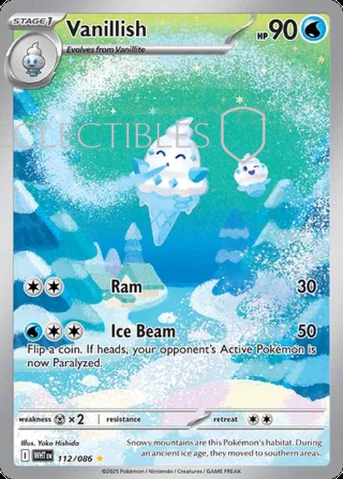 Pokemon White Flare 112/086 Vanillish