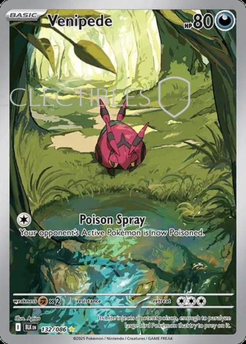 Pokemon Black Bolt 132/086 Venipede