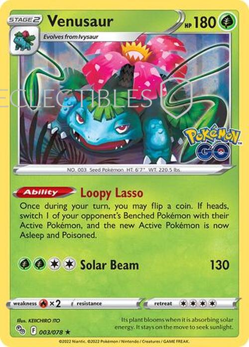 Pokemon Go 003/078 Venusaur Holo