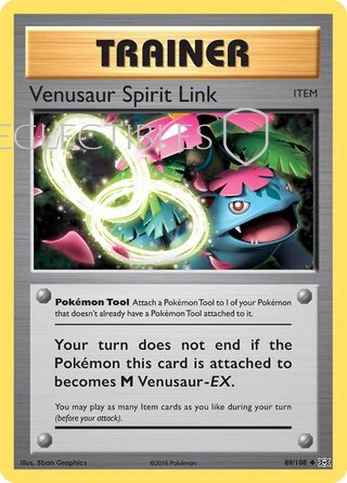 Pokemon evolutions 089/108 Venusaur Spirit Link  Reverse Holo