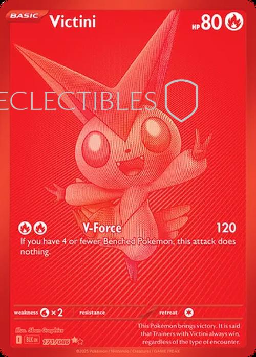 Pokemon Black Bolt 171/086 Victini