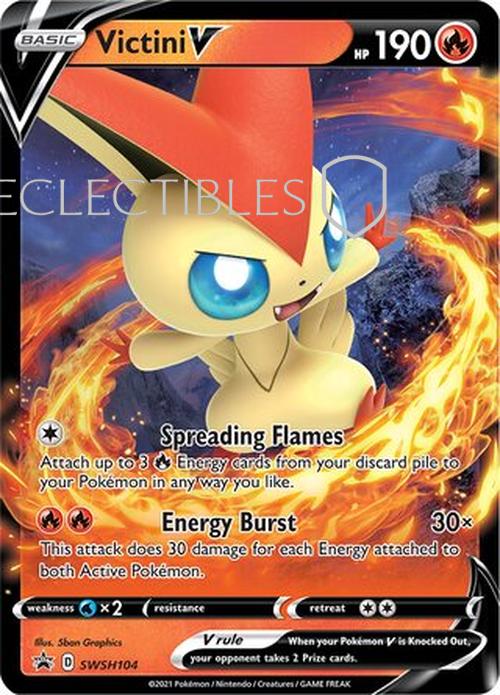 Pokemon SWSH Black Star Promos SWSH 104 Victini V