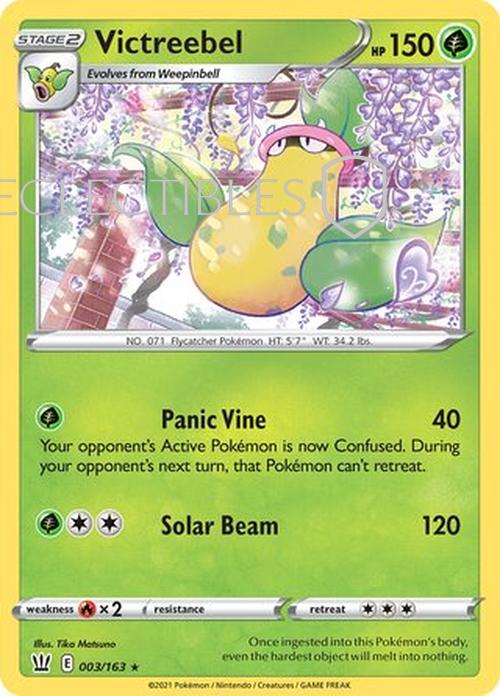 Pokemon Battle Styles 003/163 Victreebel  Reverse Holo