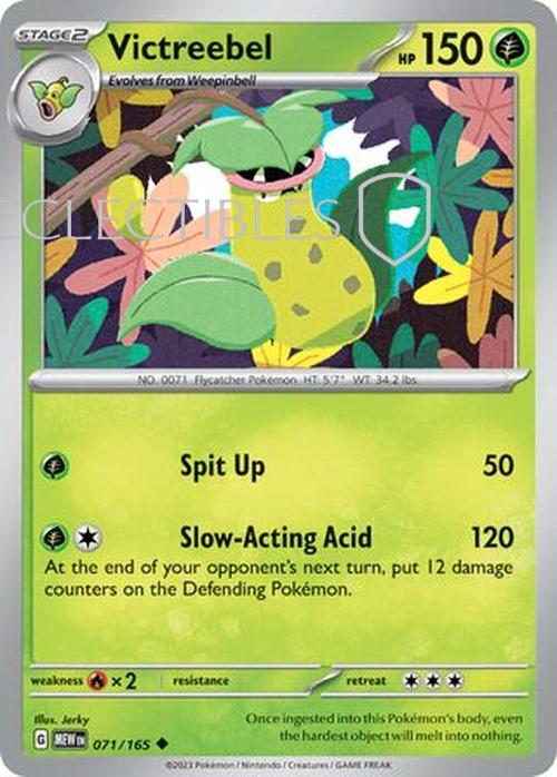 Pokemon Scarlet & Violet 151 071/165 Victreebel Reverse Holo