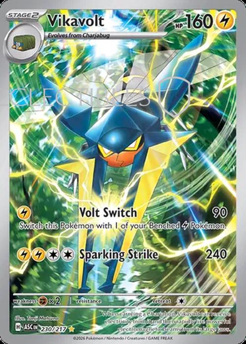 Pokemon Ascended Heroes 230/217 Vikavolt