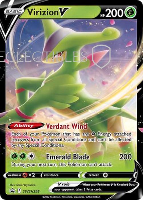 Pokemon SWSH Black Star Promos SWSH 295 Virizion V