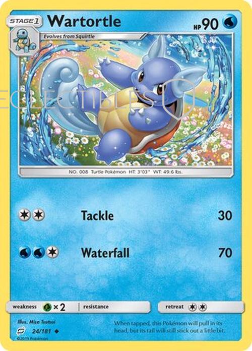 Pokemon Team up 024/181 Wartortle Reverse Holo