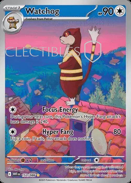 Pokemon White Flare 153/086 Watchog