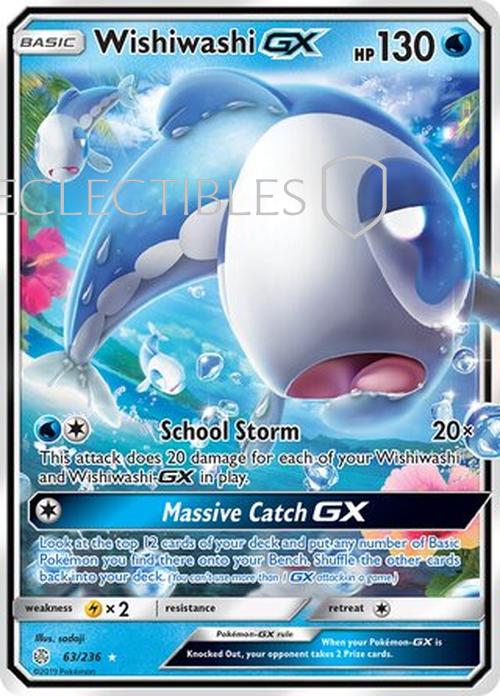 Pokemon Cosmic Eclipse 063/236 Wishiwashi GX