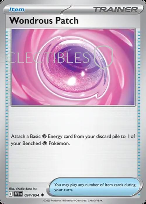 Pokemon Phantasmal Flames 094/094 Wondrous Patch Reverse Holo