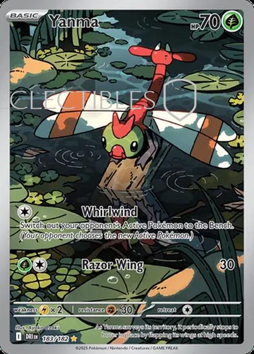 Pokemon Destined Rivals 183/182 Yanma