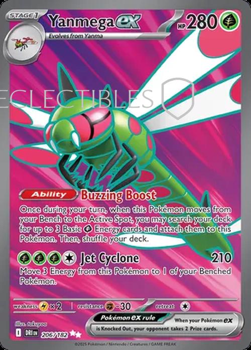 Pokemon Destined Rivals 206/182 Yanmega ex