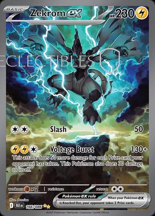 Pokemon Black Bolt 166/086 Zekrom ex