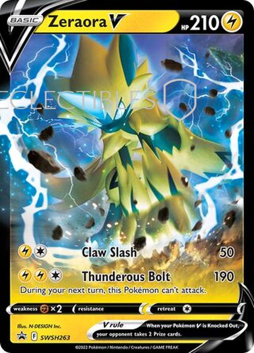 Pokemon SWSH Black Star Promos SWSH 263 Zeraora V