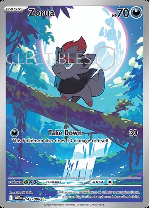 Pokemon White Flare 142/086 Zorua
