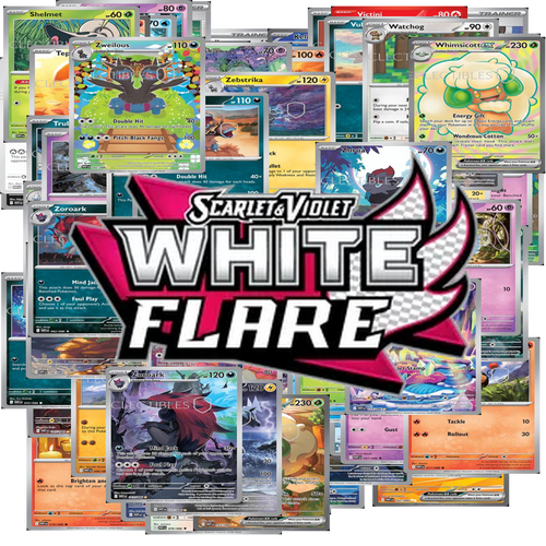 White Flare Card List