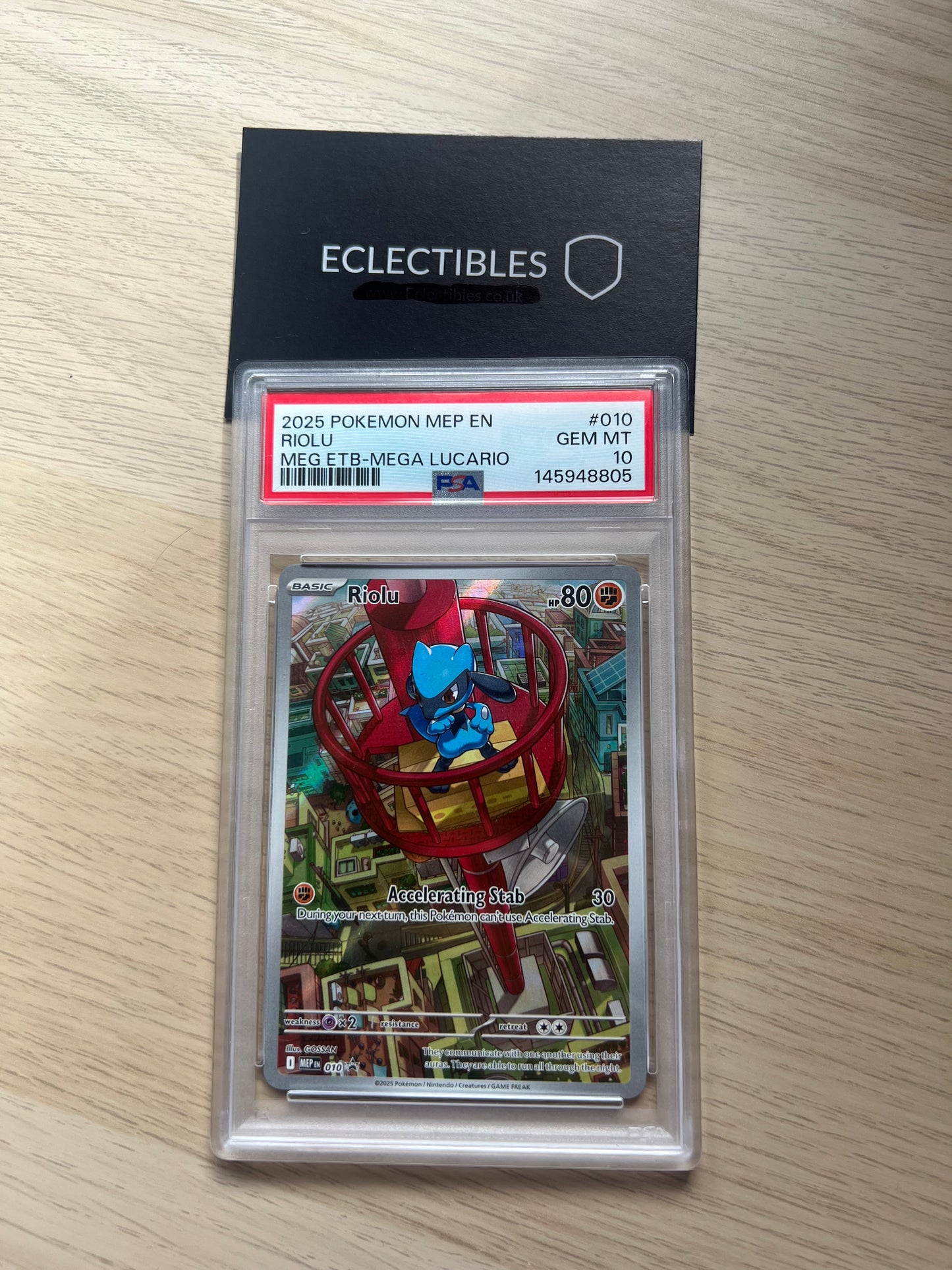 Pokemon Mega Evolutions Promo 010 Riolu PSA 10
