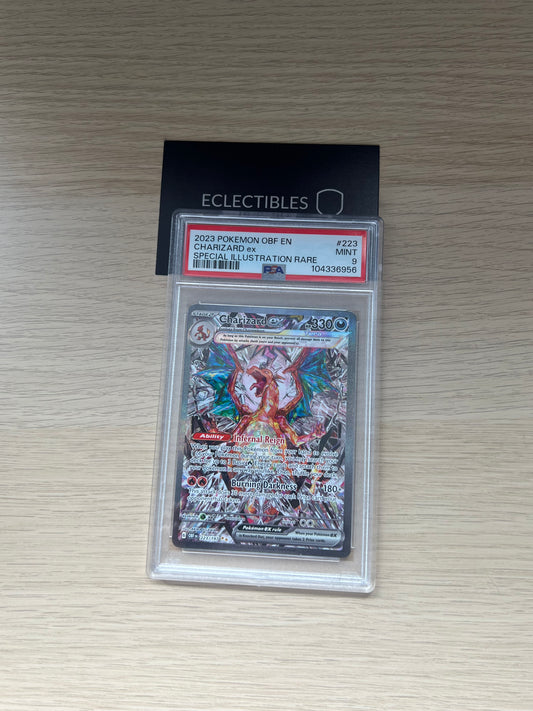 Pokemon PSA 9 Obsidian Flame Charizard EX 223/197