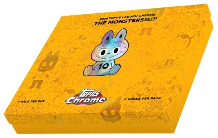 Topps Labubu Chrome 2025 10th Anniversary - Hobby Box
