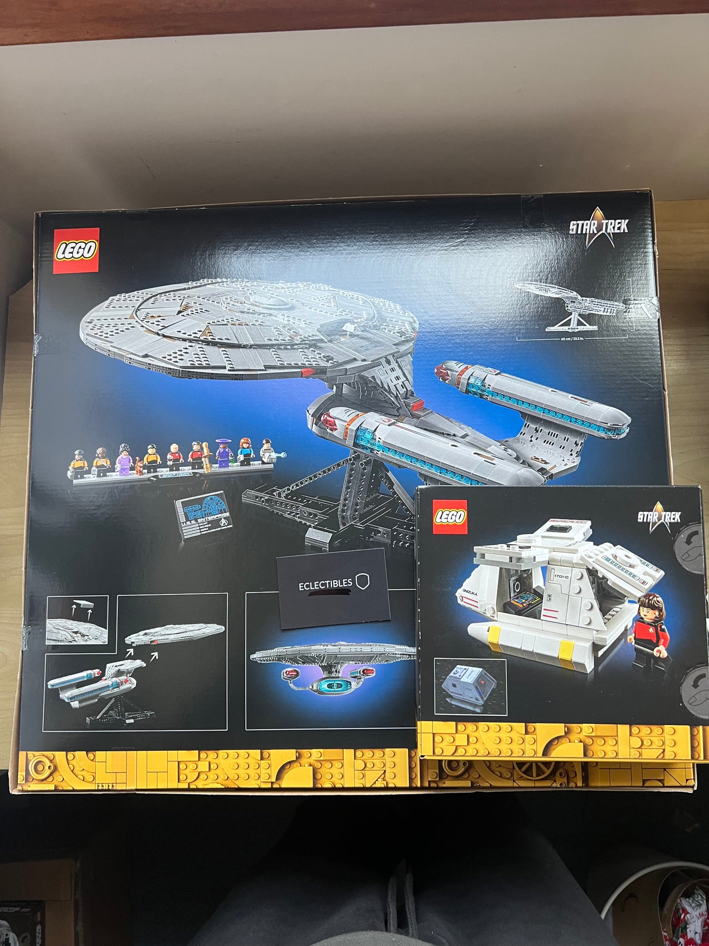 10356 LEGO Star Trek U.S.S. Enterprise NCC-1701-D AND 40768 LEGO Star Trek Type-15 Shuttlepod
