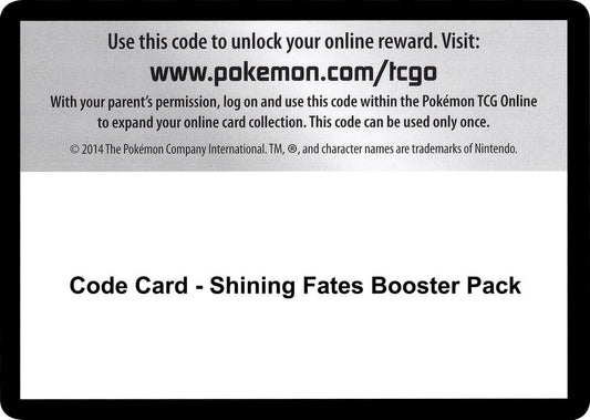 Pokemon Code Card Shining Fates