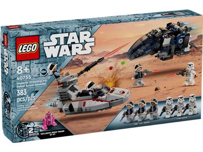 40755 LEGO Star Wars Imperial Dropship vs. Rebel Scout Speeder