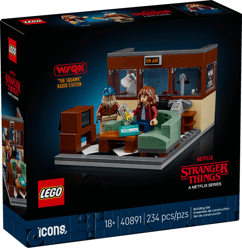 Lego 40891 Stranger Things WSQK Radio Station