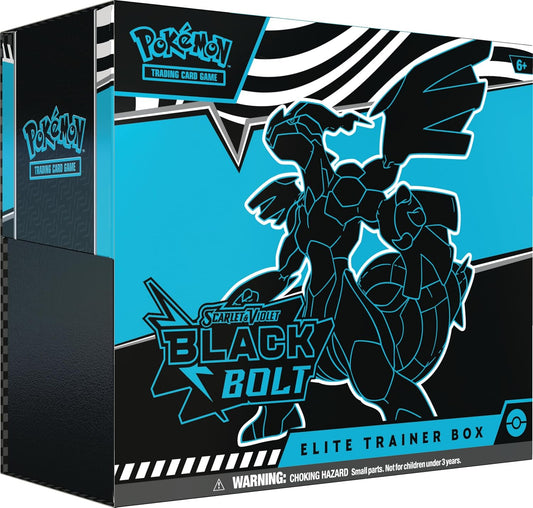 Pokemon Scarlet & Violet Black Bolt Elite Trainer Box Zekrom