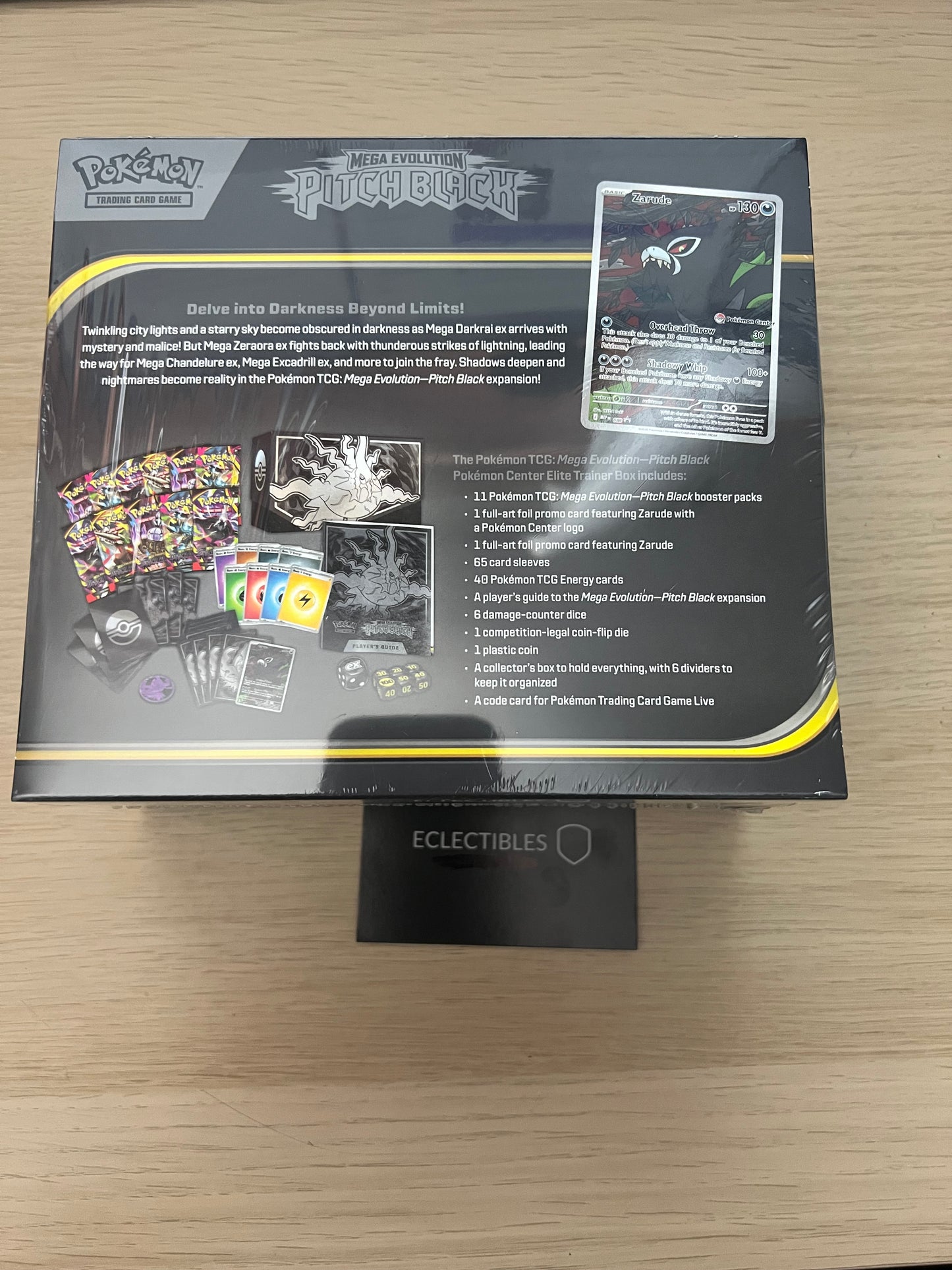 Pokemon Mega Evolution-Pitch Black Pokemon Center Elite Trainer Box