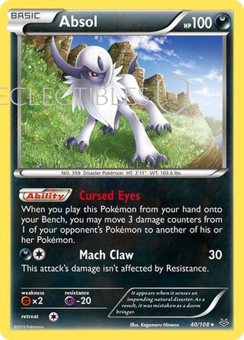 Pokemon Roaring Skies 040/108 Absol Holo